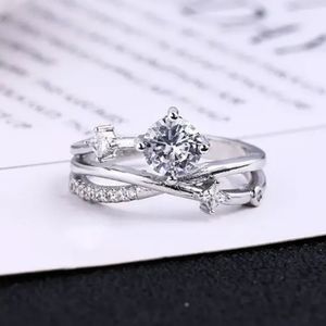 Adjustable Cosmic Trail Planet Women's Zircon Rhinestone Wedding Rings.